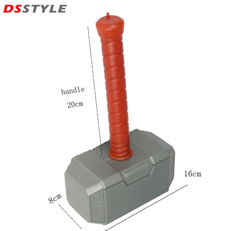 DSstyles Marvel Avengers Endgame Captain America Shield Thor Hammer Action Figures Kids Toys Halloween Cosplay Prop