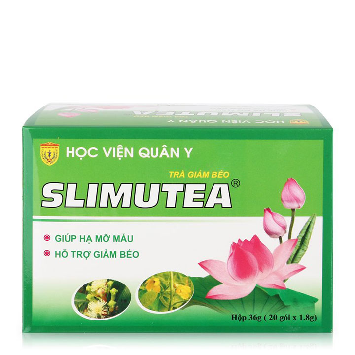 Trà giảm cân slimutea Học Viện Quân Y 20 túi lọc