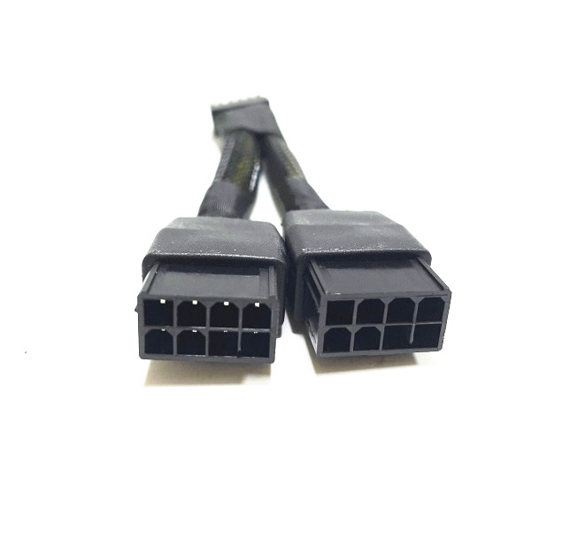 Nvidia Adapter Cable Strengthen Sleeved 10cm Mini 12pin To Dual 8pin Gpu Power Adapter Cable ...