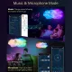 3D Cloud Lighting Light Led Lamp Multicolor Bedroom Clouds Lights Thunder Clouds Room DIY Music Sync Smart APP Control USB. 