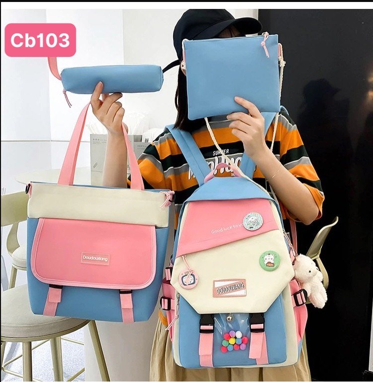 balo combo 4 món phối màu cb103