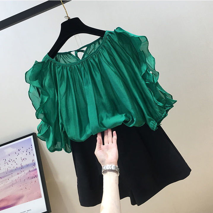 Short Sleeve Blouse Summer Women's Top