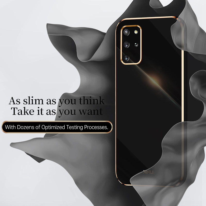 YBD Plating phone Case For Samsung Galaxy S10 Plus S20 Plus S20FE S20 Ultra Casing Precise Camera Protection cases Luxury Straight Edge Cover