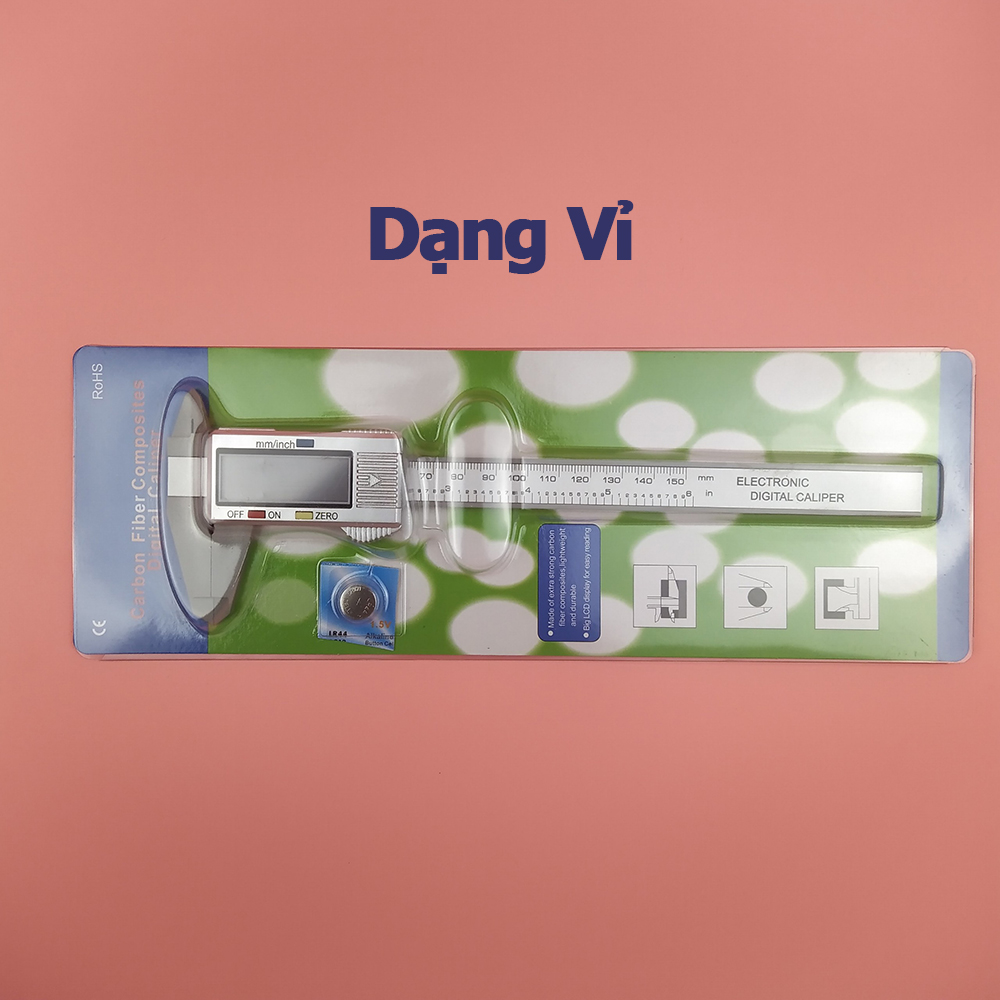 Thước kẹp cacbon 15cm