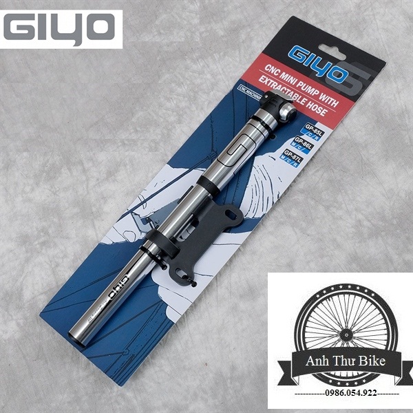 Bơm xe đạp mini cao cấp GIYO GP-85L