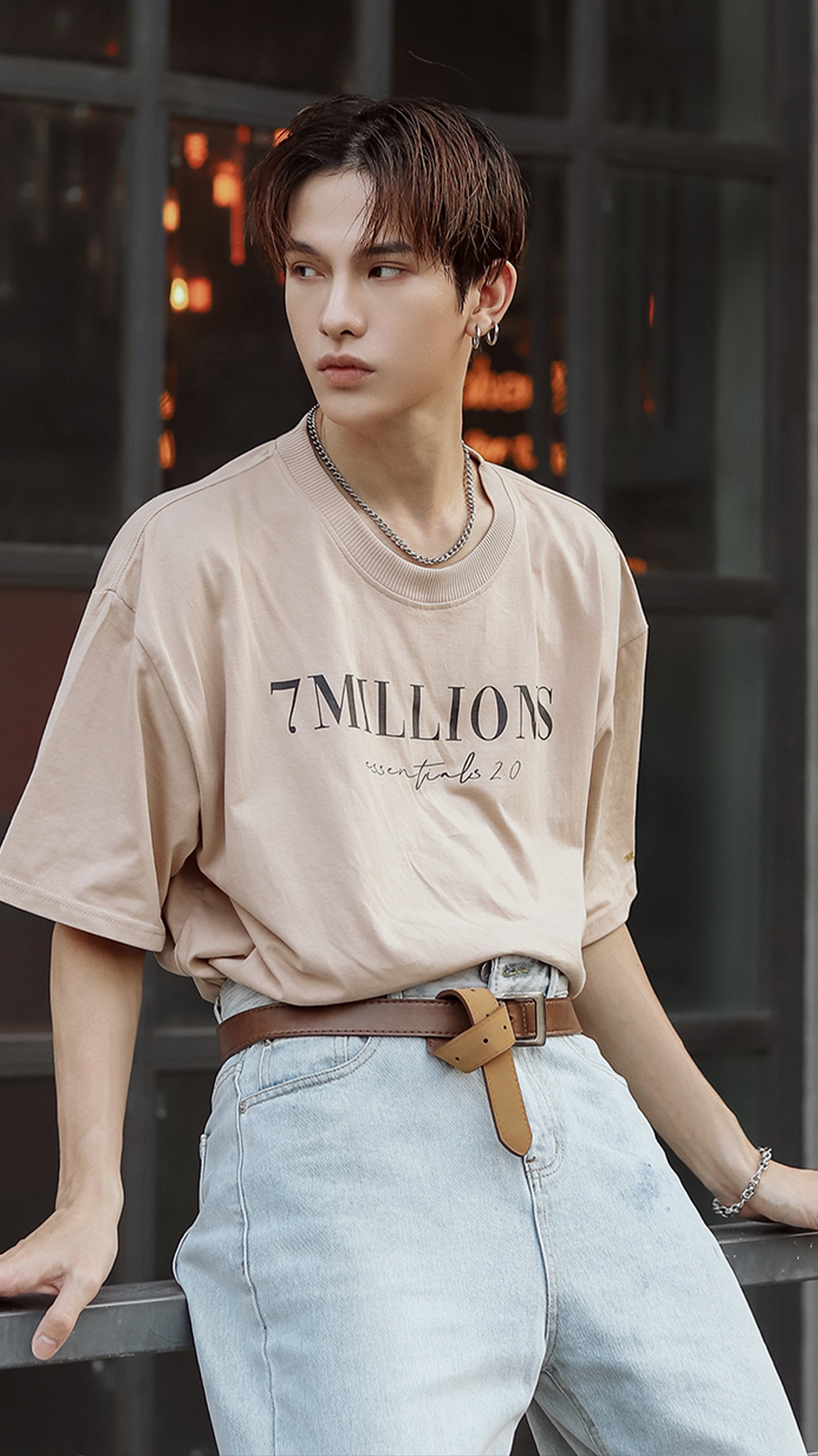 7MILLIONS Áo thun Basic 2.0 / Màu Tan