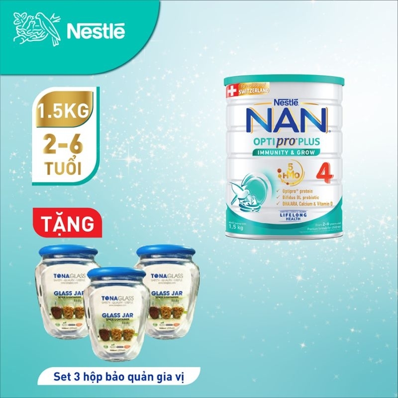 Sữa Nan Optipro 5HMO Số 4 1,5 Kg  Mới (Date t2/2025)
