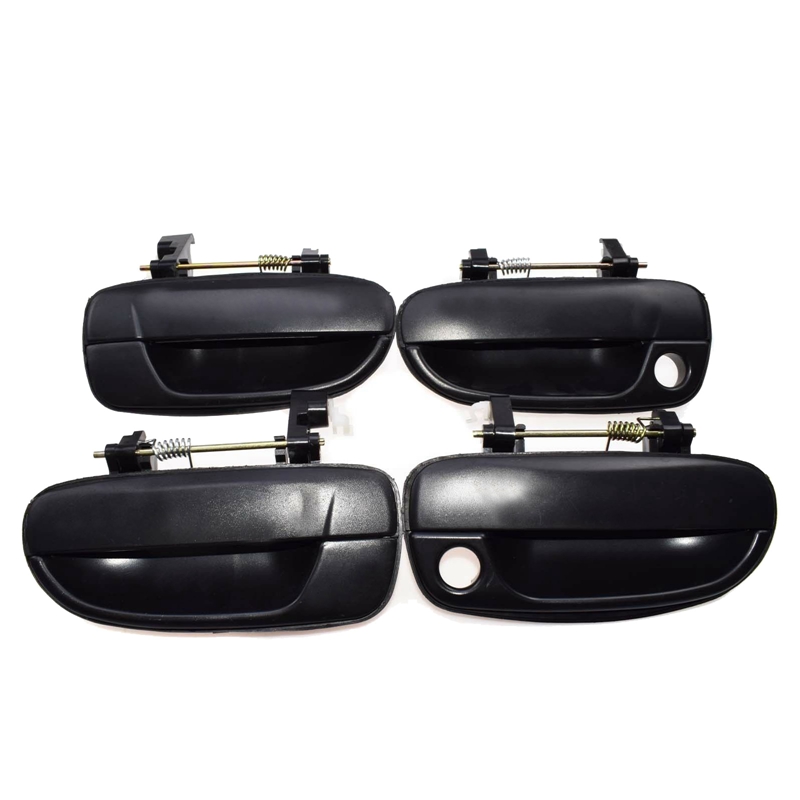 4PCS(Front Rear Left Right)Outer Outside Exterior Door Handle Black for Hyundai Accent 2000-2005 New