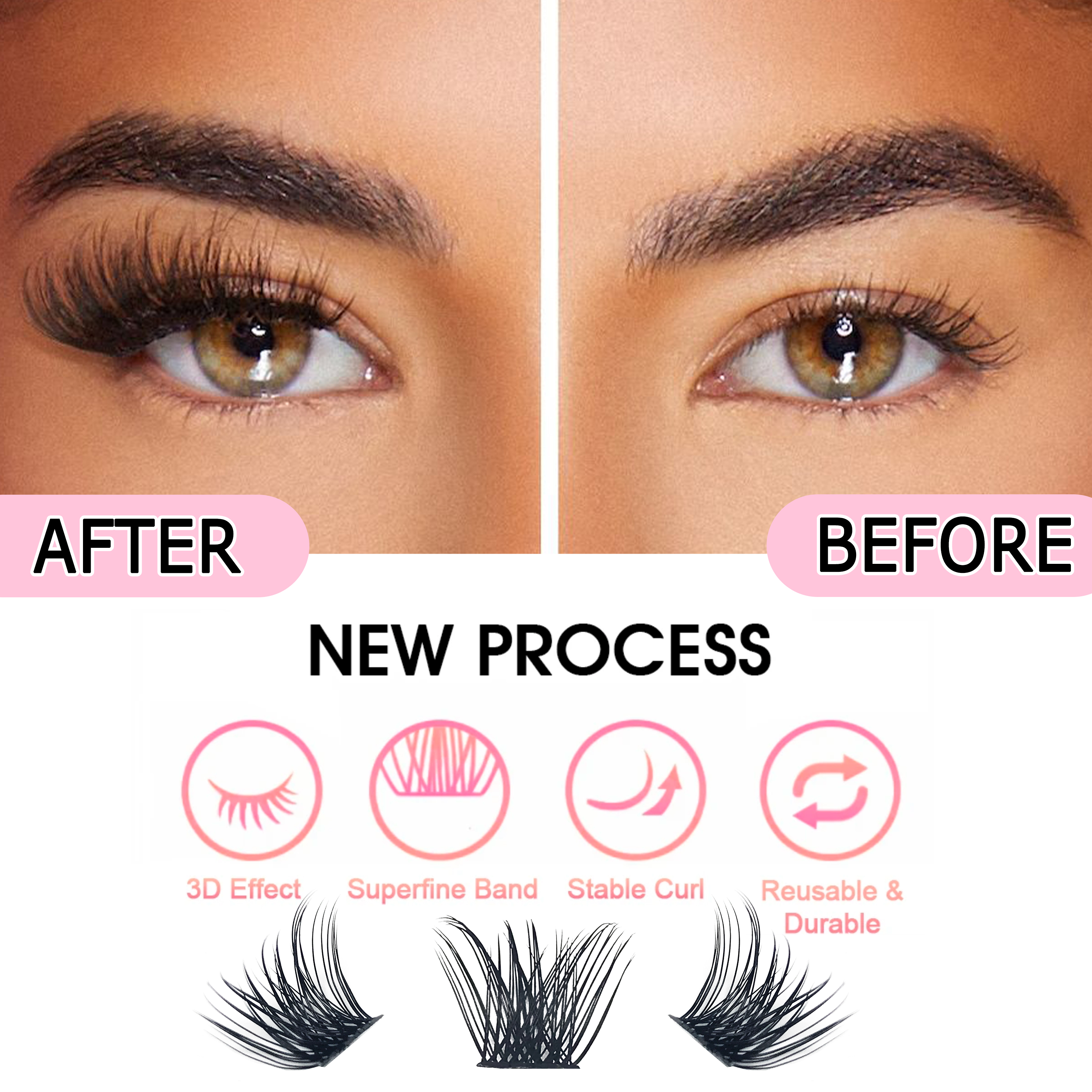 CoMango%20Lash%20Clusters%20D%20Curl%208/10/12/14/16/18MM%20DIY%20Eyelash%20Extensions%20Individual%20Lashes%20Cluster%20DIY%20at%20Home%20-%20Image%205