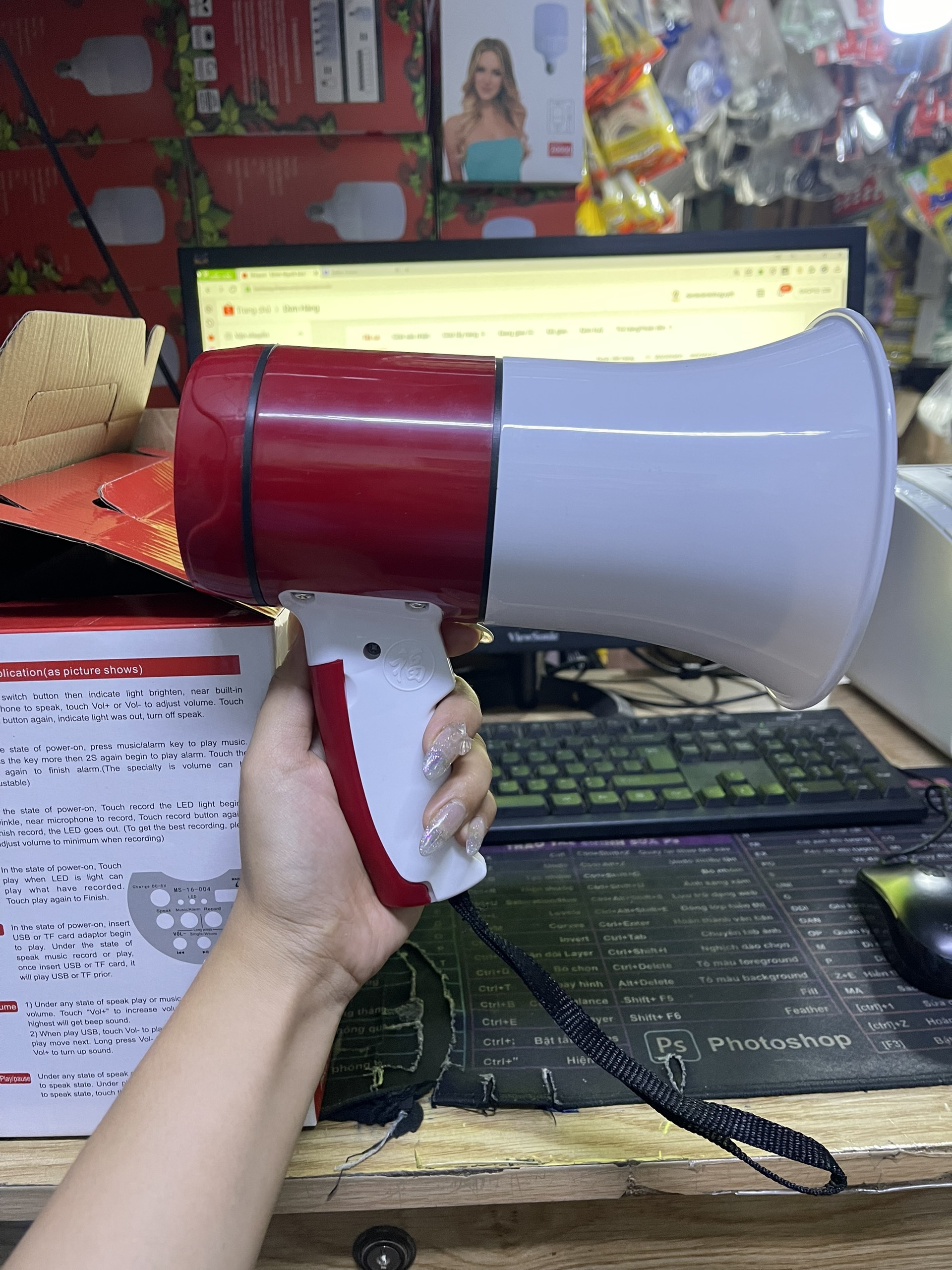 LOA PHÓNG THANH CẦM TAY MEGAPHONE MS-16-004