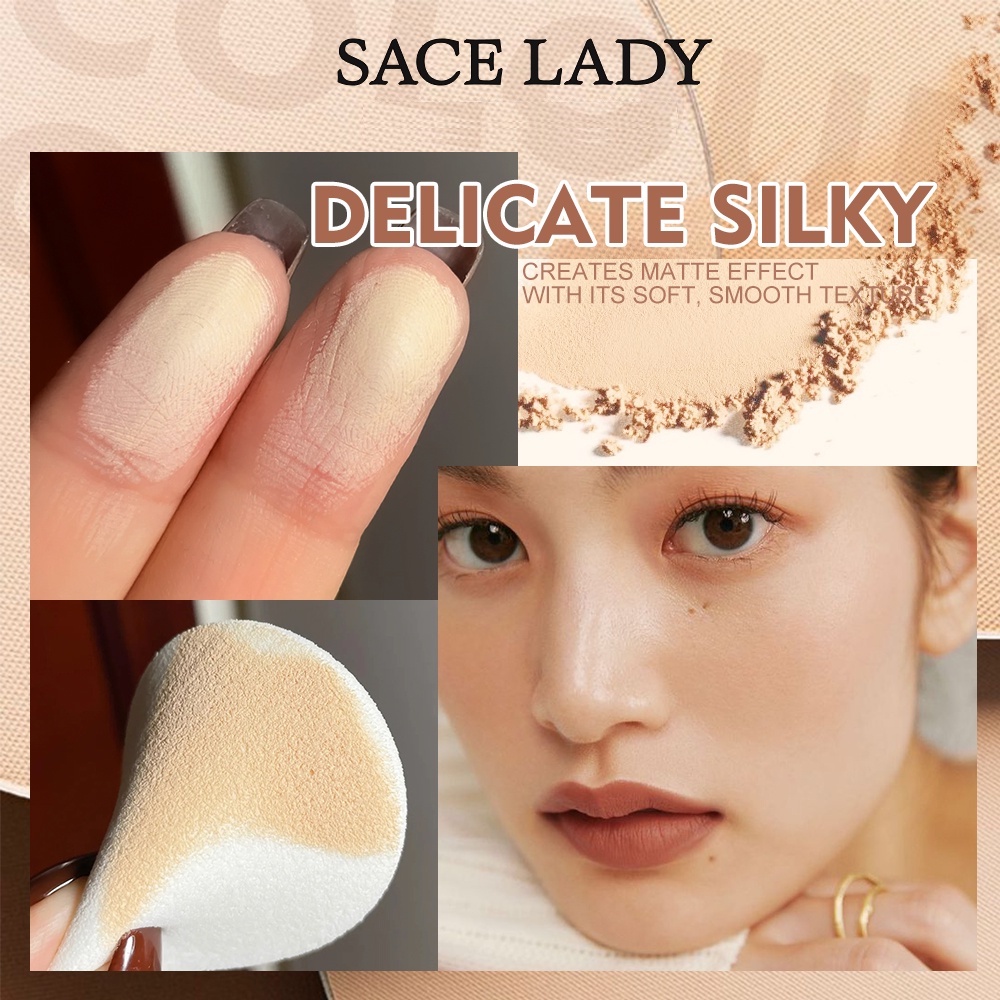Phấn phủ SACE LADY 10g trang điểm kiềm dầu chống thấm nước