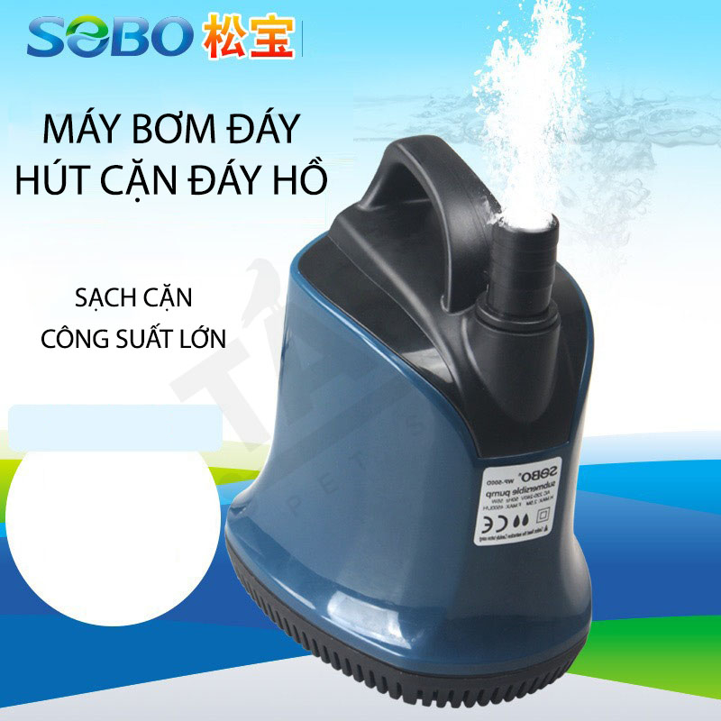 [CÔNG SUẤT LỚN] Máy Bơm Đáy Sobo WP-600D, WP-700D Cho Hồ Cá, Bể Cá Thuỷ Sinh [BƠM ĐÁY WP]