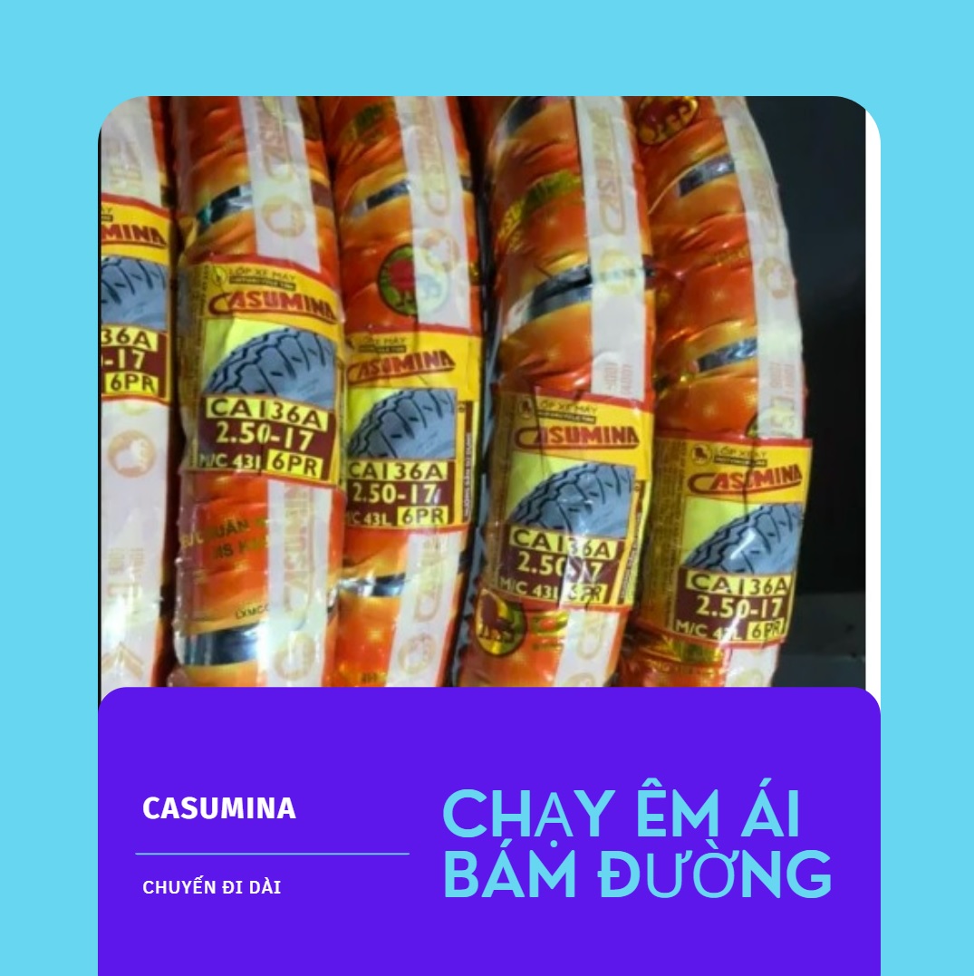 Lốp (vỏ) sau Wave Casumina 2.50-17