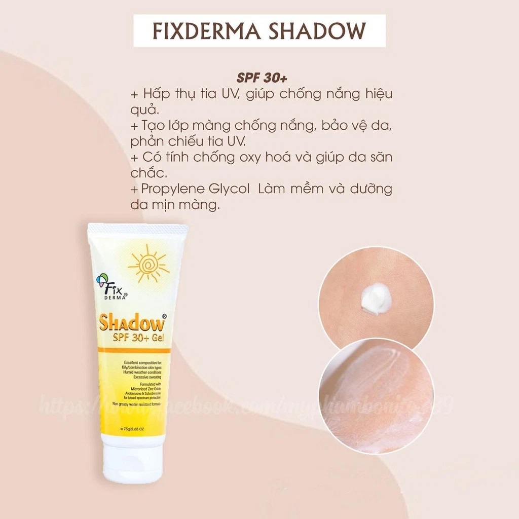 Kem chống nắng Fixderma Shadow SPF 50+ Cream (Fix Derma)