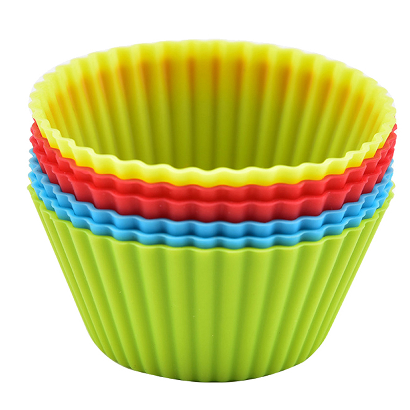 5Pcs%20Round%20Silicone%20Mold%20Cupcake%20Muffin%20Cup%20Baking%20Cookies%20Egg%20Tart%20Jelly%20Mold%20DIANGUI%20-%20Image%205