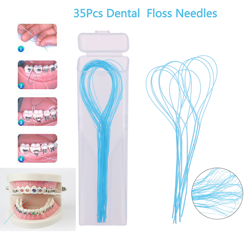 35 chiếc dụng cụ chỉ nha khoa dụng cụ giữ răng giữa niềng răng chỉnh nha cầu HILO
