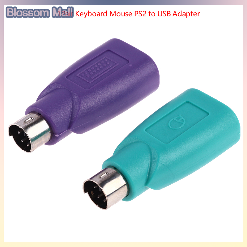1Pair Keyboard Mouse PS2 to PS 2 USB Adapter Converter for usb Keyboard Mouse