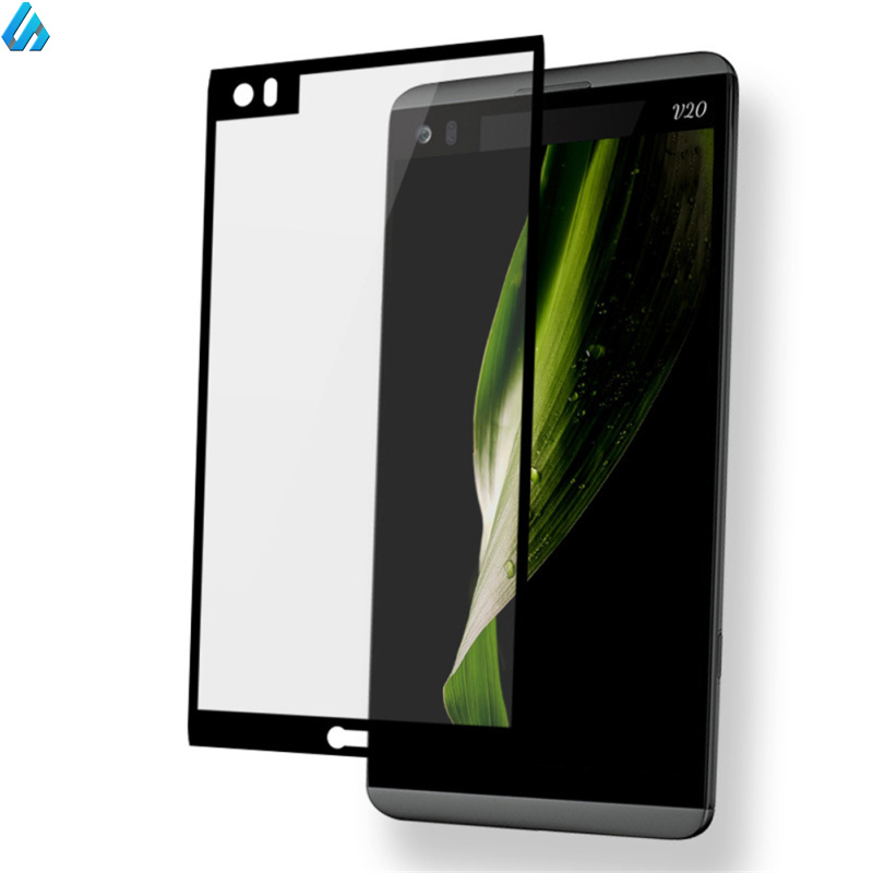 Screen Protector Tempered-Glass Screen Protector Edge To Edge Full Cover Tempered Glass Shield Easy Installation Compatible For LG V 20