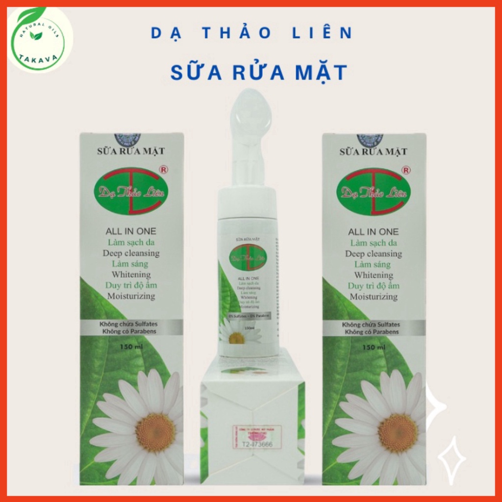 Sữa Rửa Mặt Dạ Thảo Liên 150ml