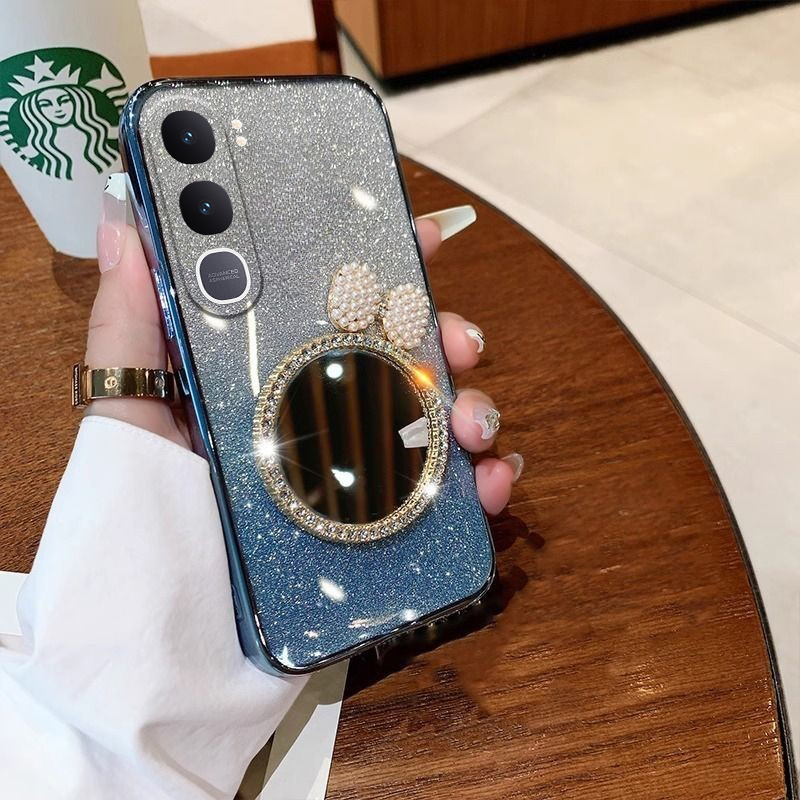 Phone%20case%20Vivo%20Y21D%20Y31%205G%20Back%20cover%20with%20Bow%20Makeup%20Mirror%20Luxury%20Shiny%20Gradient%20Clear%20Plating%20Glitter%20Girls%20Slim%20For%20Vivo%20Y31%205G%20Y21D%20case%20-%20Image%209