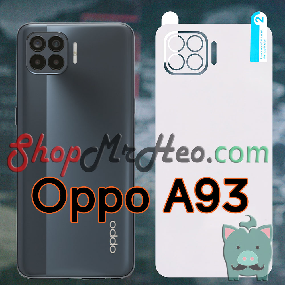 Dán Dẻo PPF Full Mặt Sau Lưng Oppo A95 - Oppo A94 - Oppo A93 (Trong và Nhám)