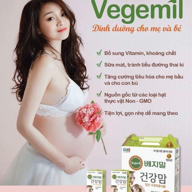 [Date 05/2025] Sữa bầu Vegemil hàn Quốc (16 hộp 190ml)
