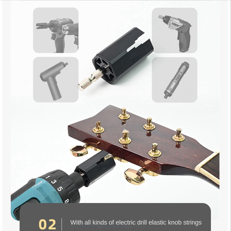 Multifunctional Guitar String Winder Guitar String Winder Guitar Peg String Winder for Bass Acoustic Electric Guitar Bass Accessories Luthier Tools