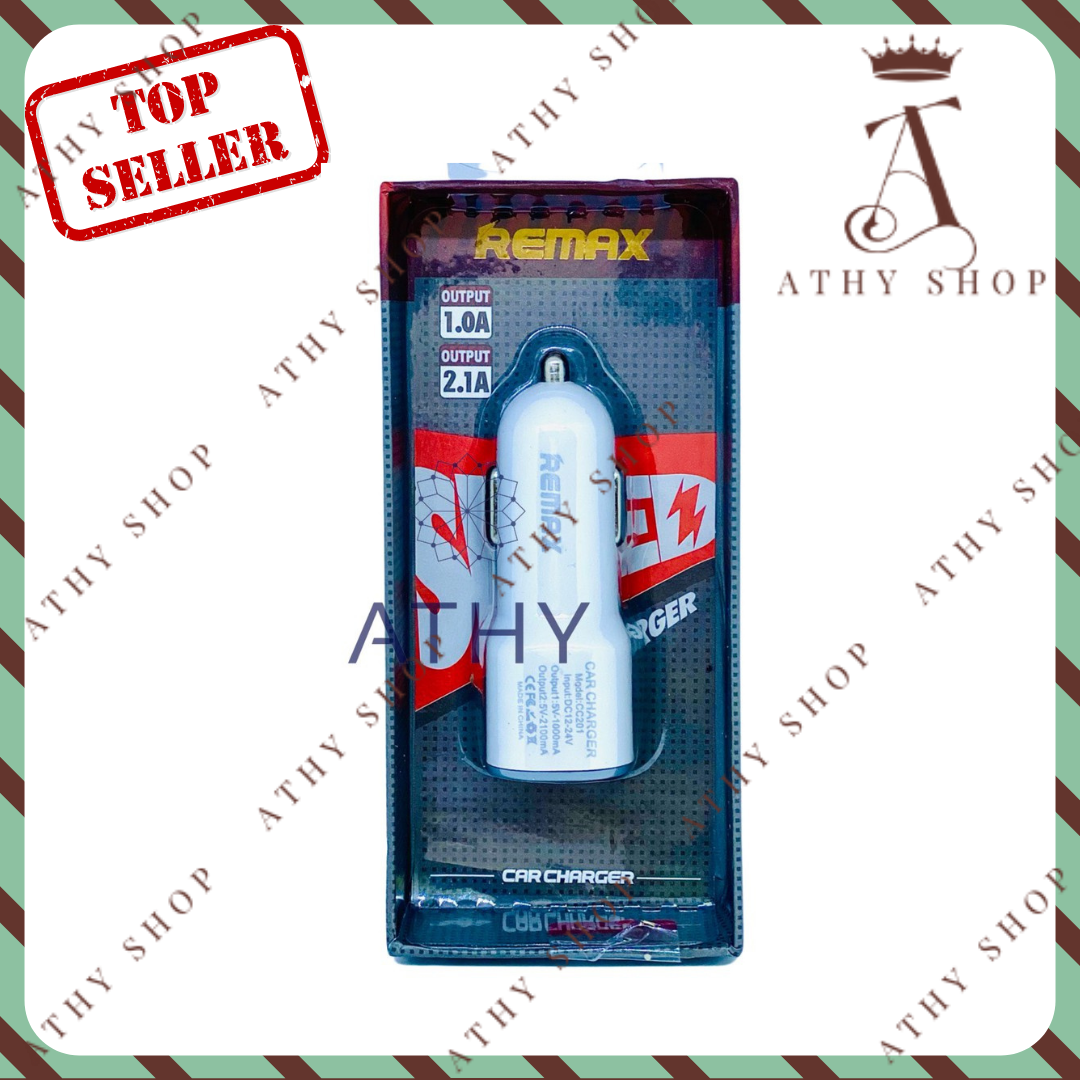 [Video] Cóc sạc xe ô tô 2 cổng USB Remax ổ cắm củ sạc điện thoại ipad trên xe hơi lấy năng lượng từ điện 12v của xe oto sạc siêu nhanh hàng tốt giá rẻ đồ xịn sạc 2 đầu dùng cho 2 thiết bị