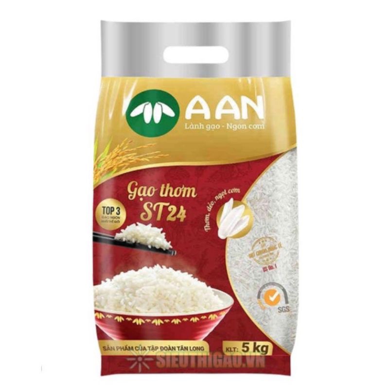 (Date luôn Mới) Gạo A An ST25 / ST24 / ST21 Túi 5Kg