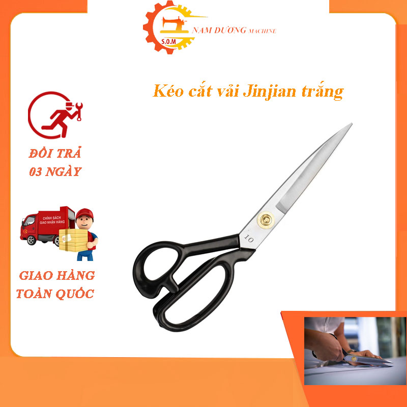 kéo cắt vải thép trắng cao cấp