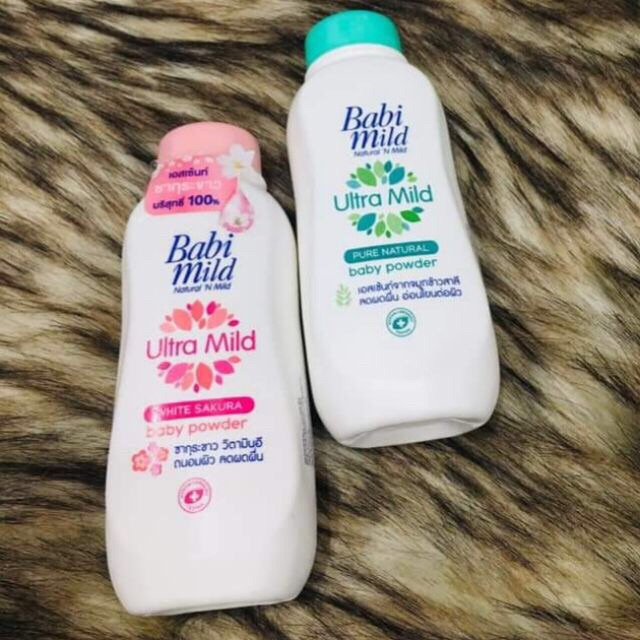 Phấn Rơm Babi Mild cho bé 160g hàng nhập thá¡ Lan - mẫu mới
