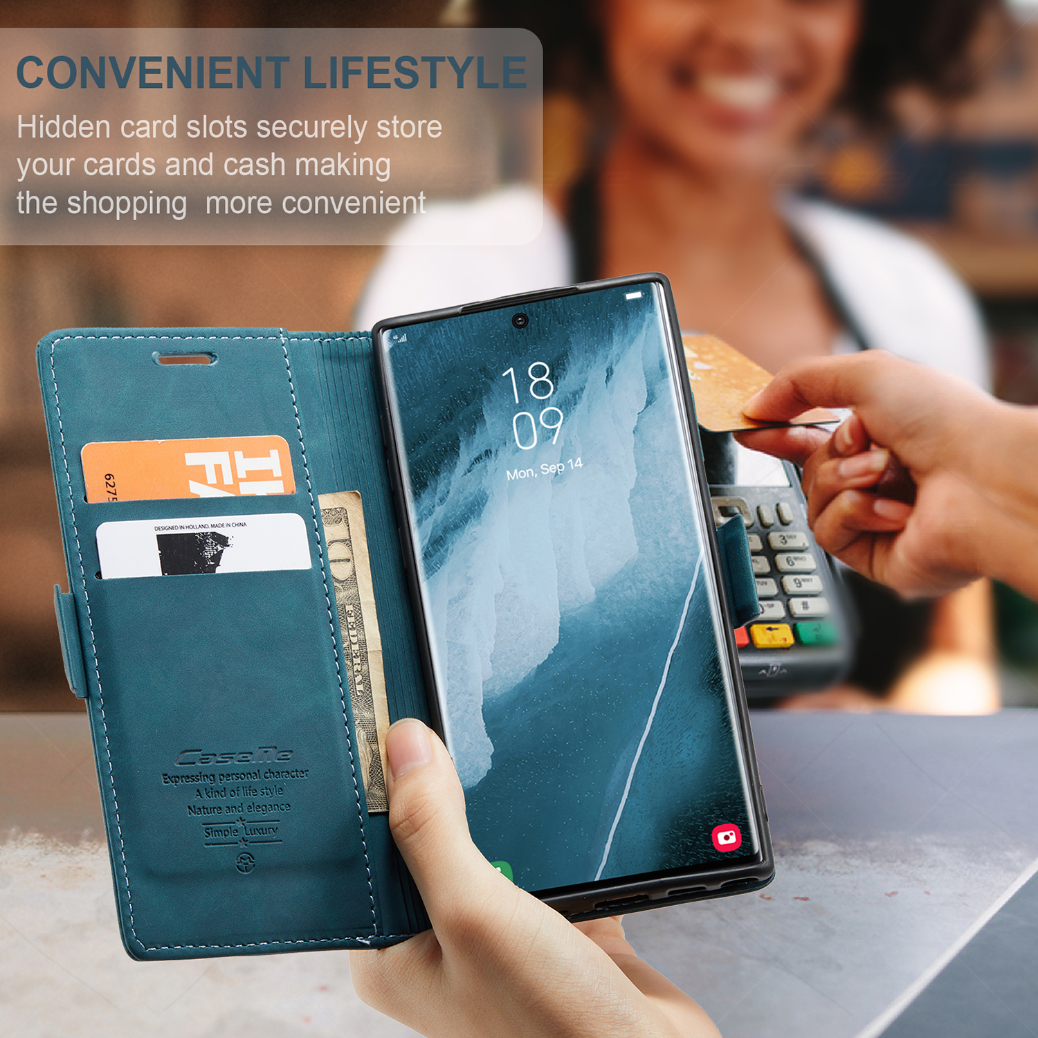 BAILI Zipper Case Wallet For Redmi Note 10 Pro 5G, Zipper Pocket - View #10