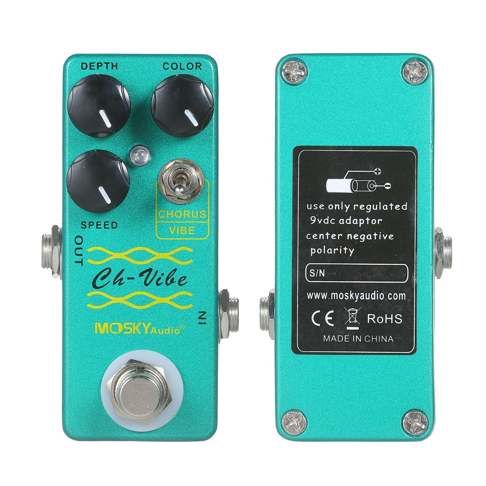[ammoon]quà bí mật MOSKYaudio Chorus/Vibe Effect Pedal Guitar Effects Pedal Single Mini Effect Pedal