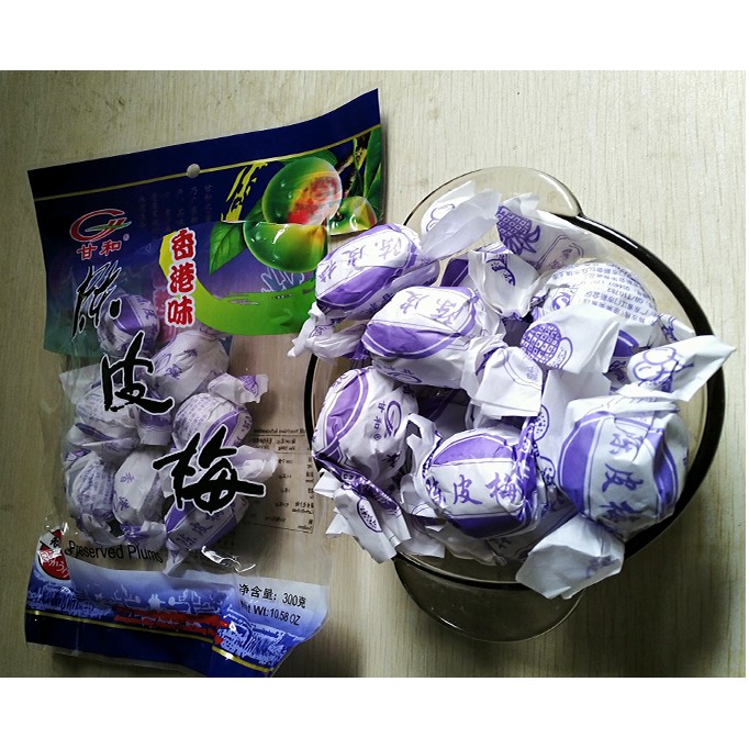 Ô mai mận trần bì 300g ( có hình thật )