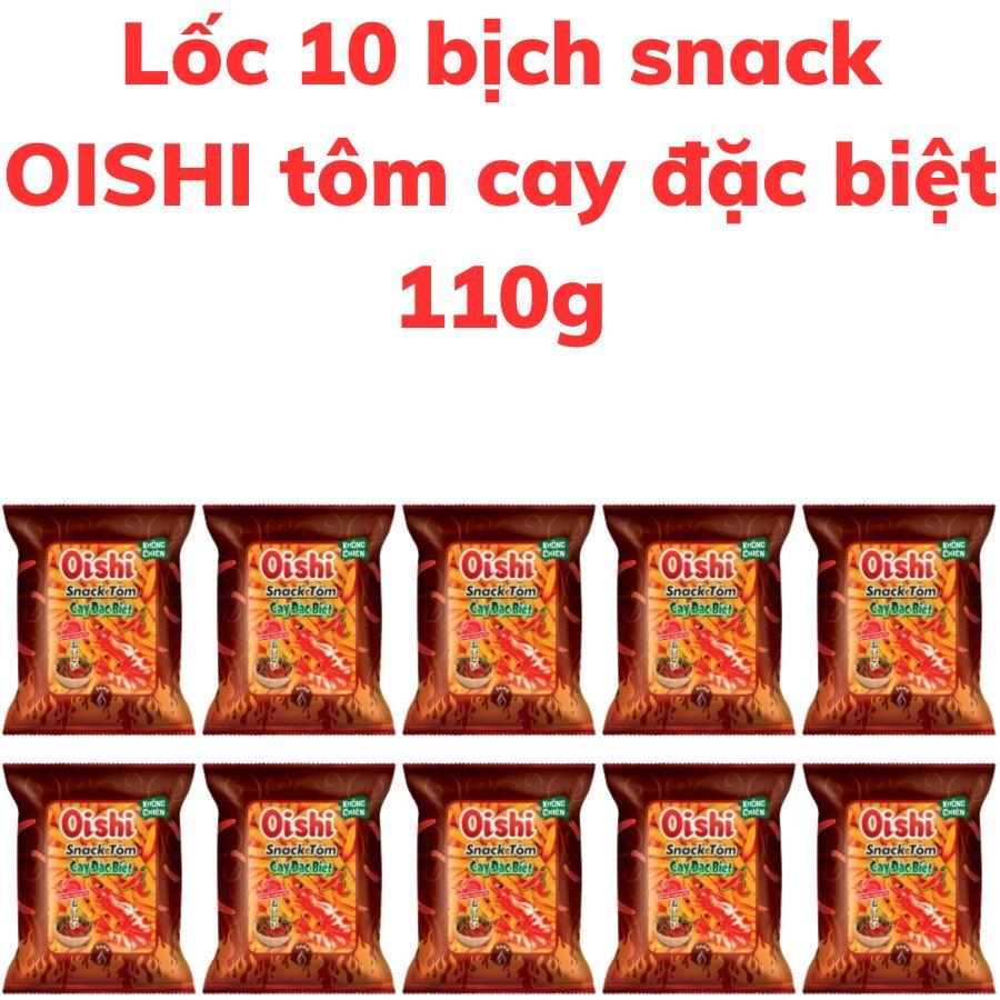 Bánh snack OISHI tôm cay đặc biệt bịch 110g