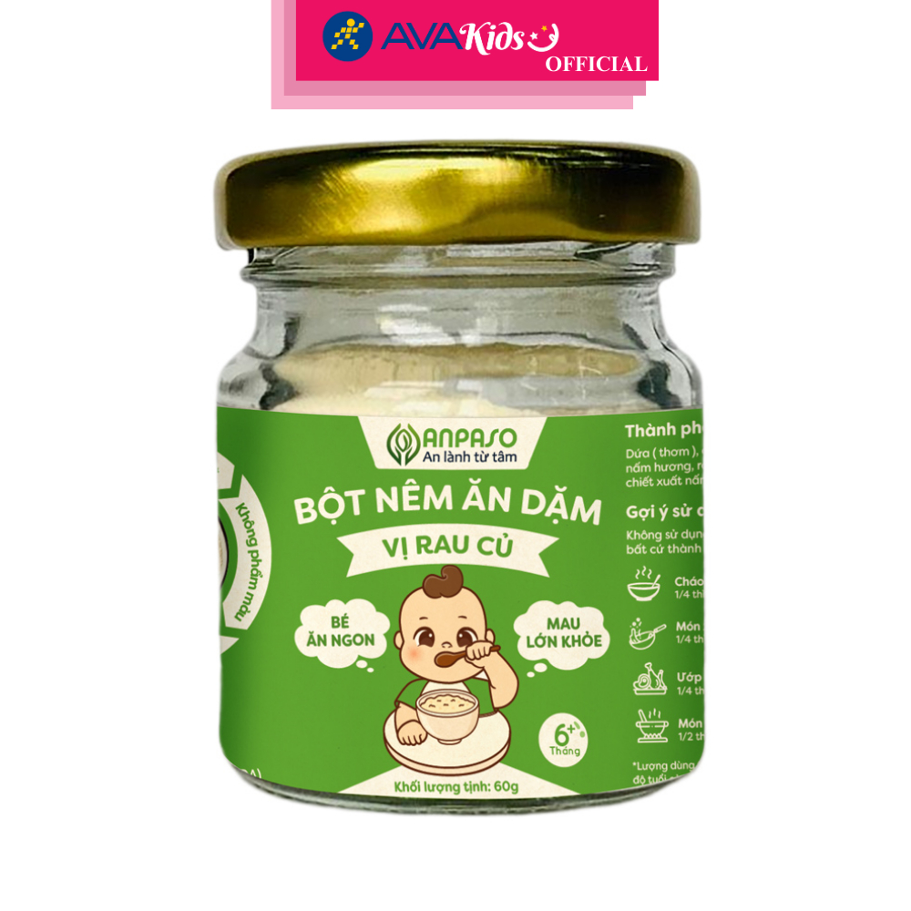 Hạt nêm Anpaso rau củ hũ 60g