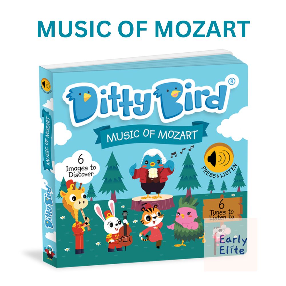 Ditty Bird Children's Songs 6 Songs Audio Sound Book Press to Listen