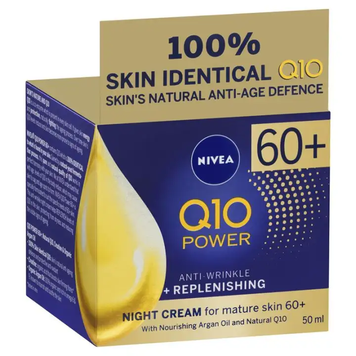 Nivea Q10 Power Night Cream 60 For Mature Skin 50ml Lazada Singapore