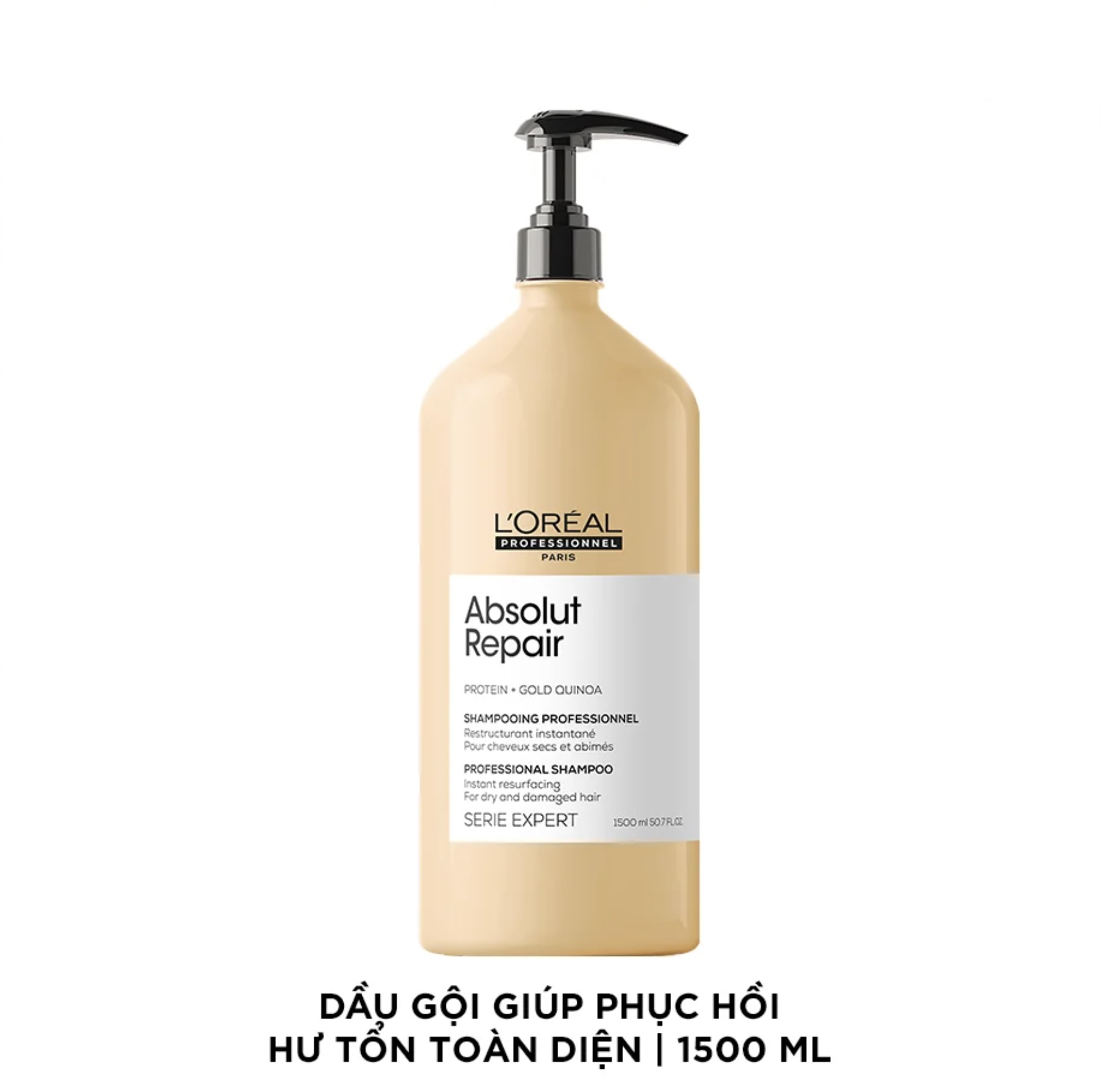 Dầu gội Loreal phục hồi tóc hư tổn 1500ml