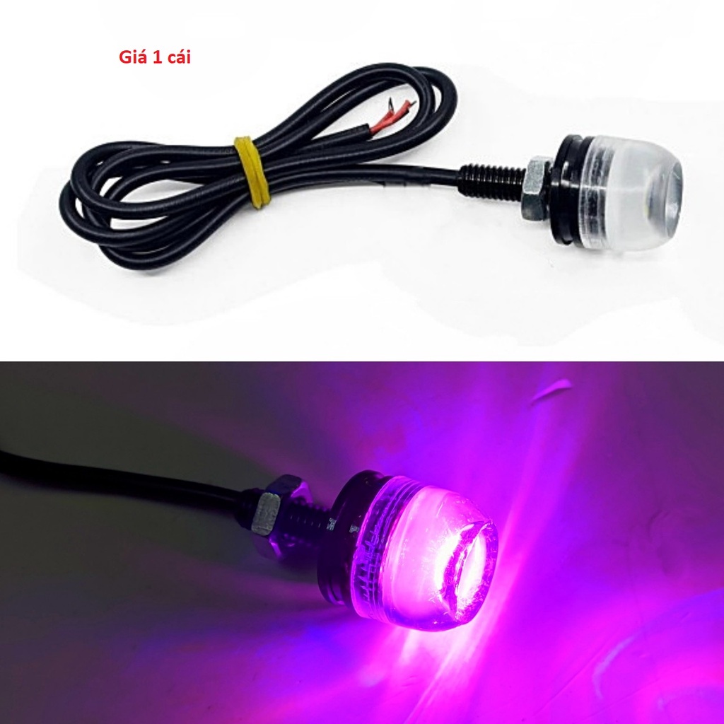 Đèn led xi nhan xe máy, led mắt mèo, led cúc áo đầu to