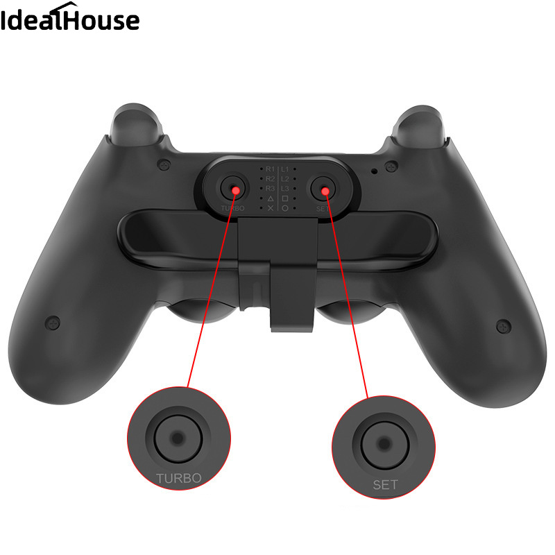 IDealHouse new Extended Gamepad Back Button Attachment Gamepad Back Button Compatible For Ps4 Game Controller Accessories【cod】