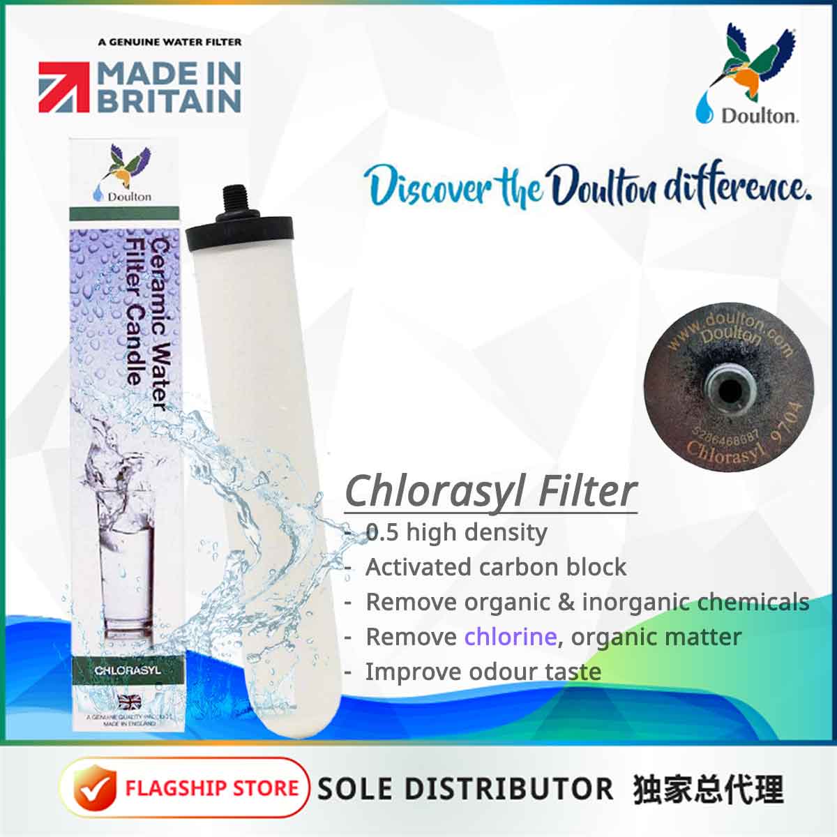Doulton Water Filters Malaysia Sole Distributor – Doulton Water Purifier,  Sole Distributor (MY) - Britain Premium Brand Since 1826