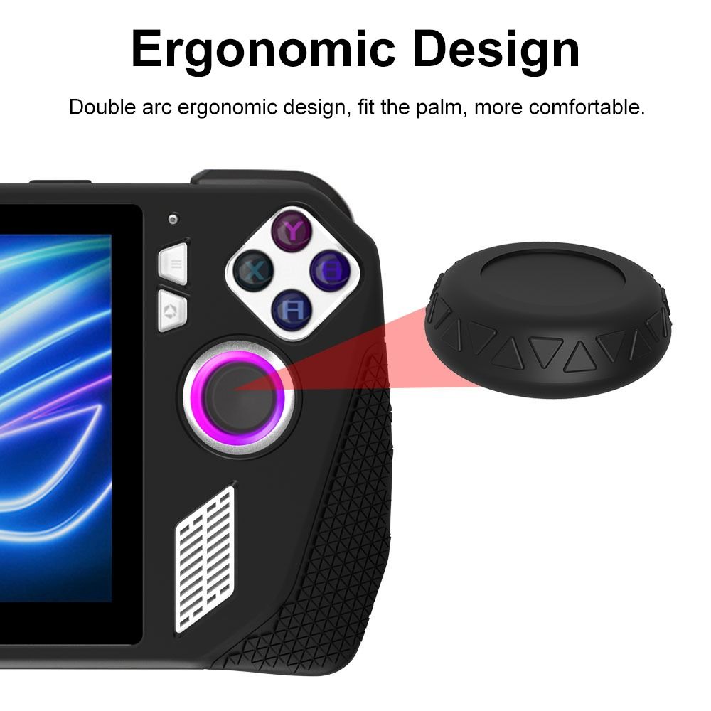 PDG Silicone Back Cover Soft Game Accessories Professional Protective Case for ASUS ROG Ally