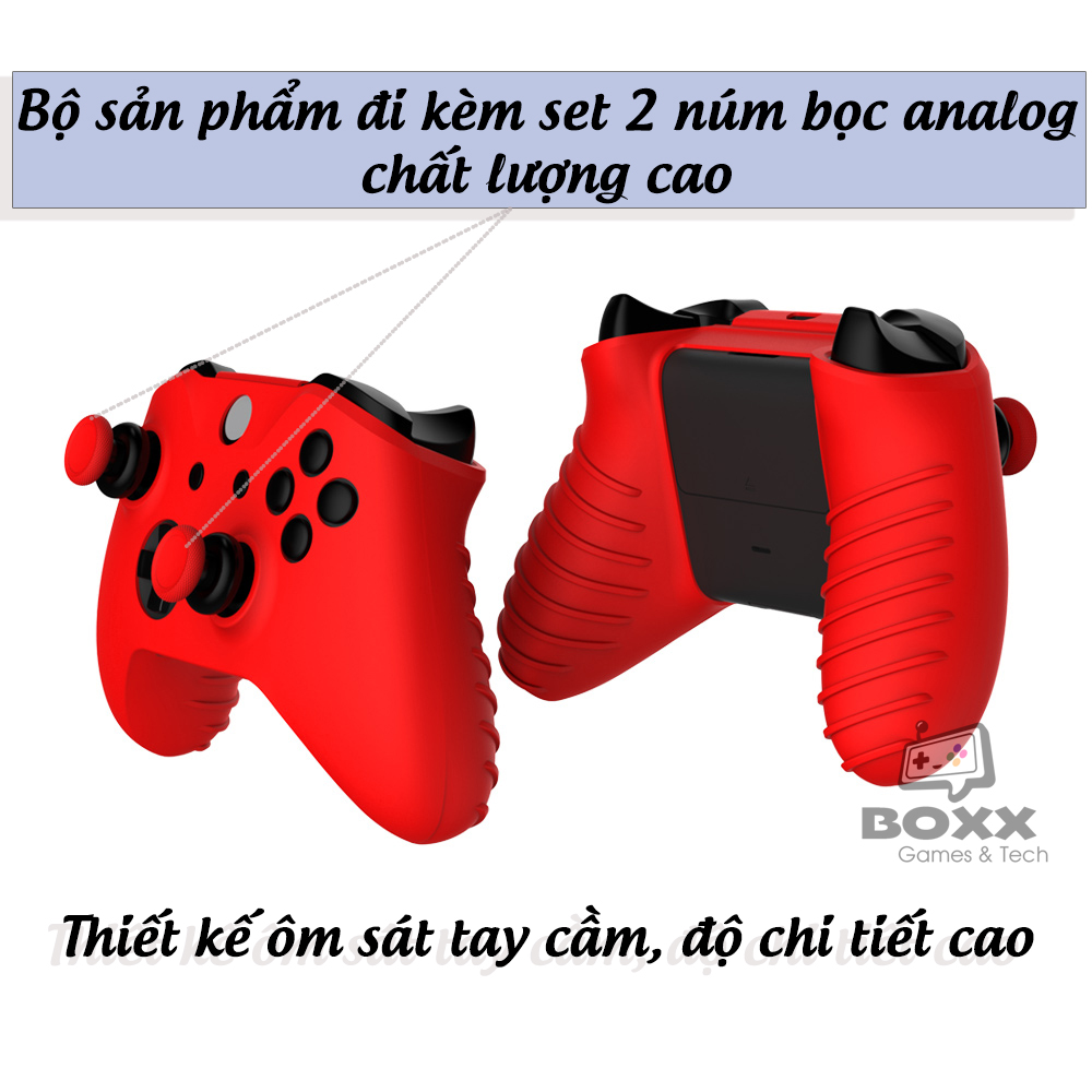 Bọc tay cầm Xbox One s - Tặng kèm bọc núm analog
