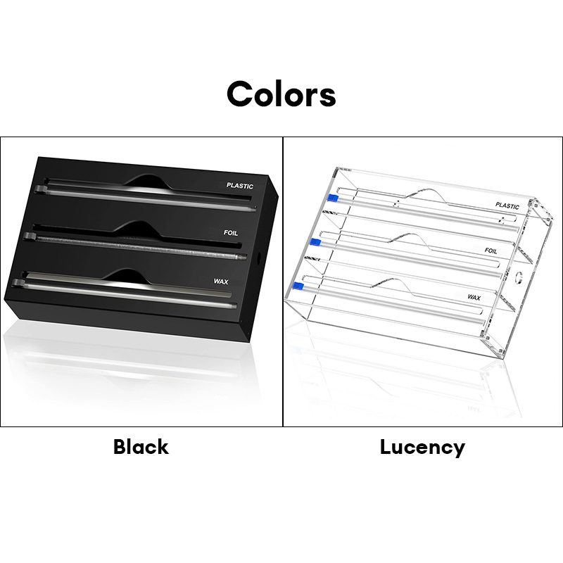 Plastic wrap storage box wall-mounted kitchen self-sealing bag transparent food bag sorting storage box