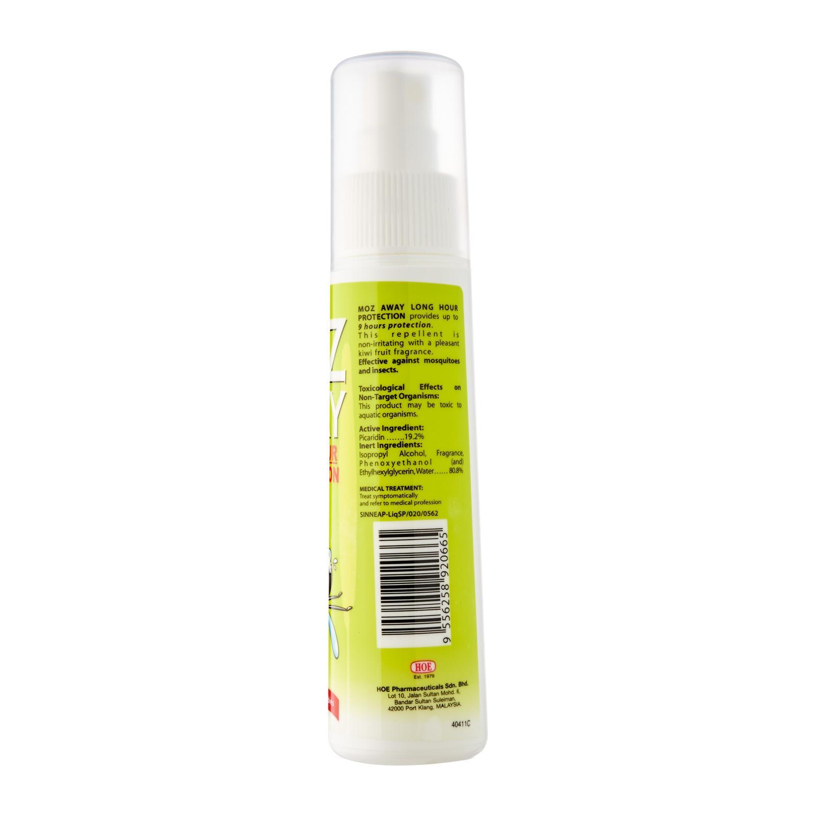 Moz Away Long Hour Protection Spray 75ml Lazada Singapore