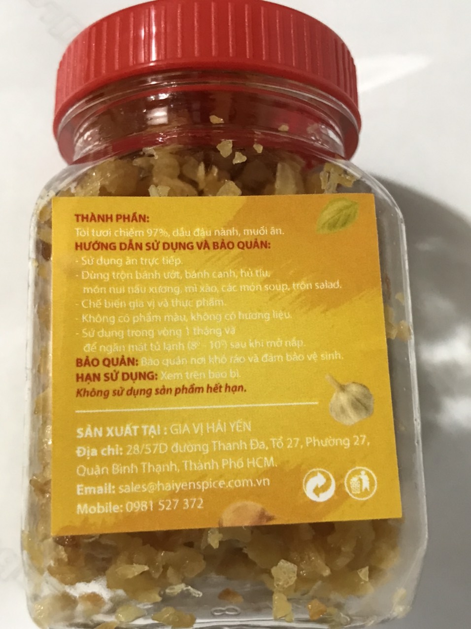 Tỏi Phi ăn liền Hải Yến 50 g