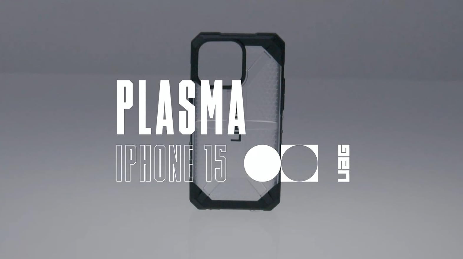 UAG Case Compatible with iPhone 15 Pro Max 15 Plus Case Plasma Ice Rugged Transparent Clear Military Grade Drop Tested Protective Cover