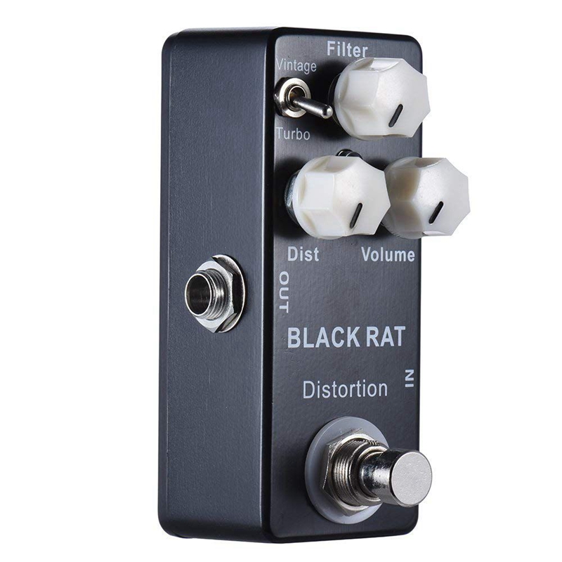 Mosky 2X Black RAT Distortion Mini Guitar Effect Pedal