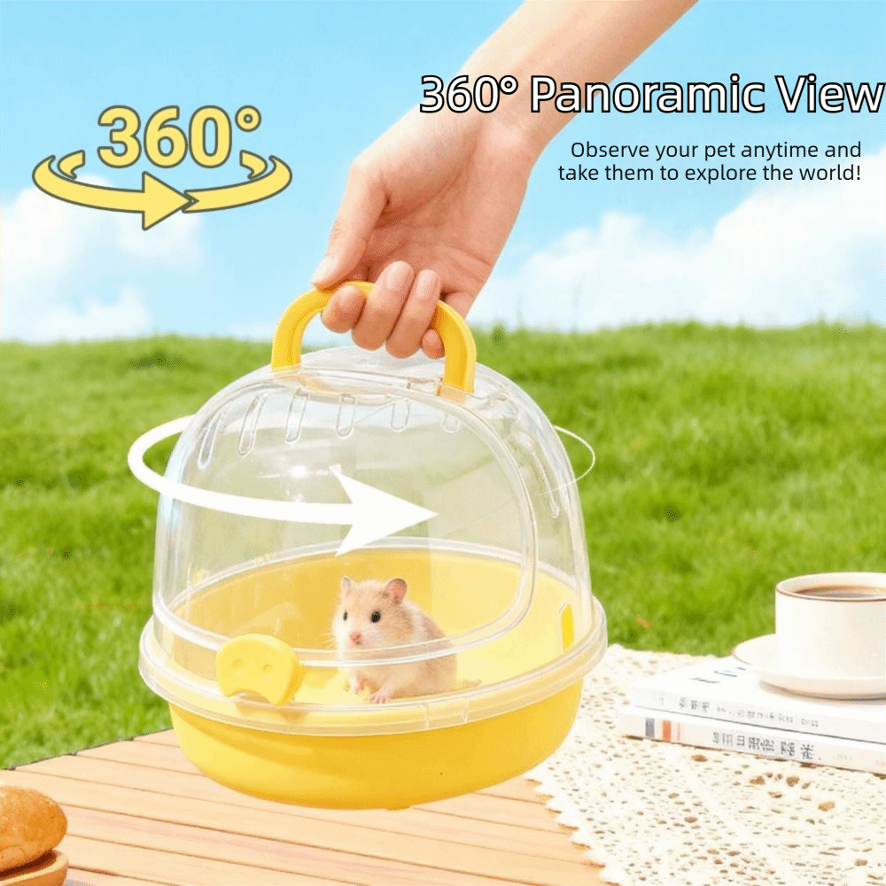 Light Weight Large Space Portable Hamster Cage Transparent Comfortable ...